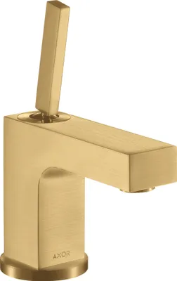 Produktbild von Einhebel-Waschtischmischer AXOR CITTERIO 80 DN 15 f HWB m ZAG 1 1/4Zoll bru gold opt brushed gold optic