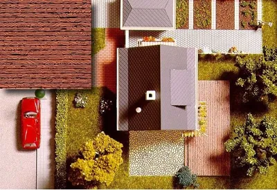 Produktbild von Busch 7039 - H0 / TT Dekoplatten: Holzdielen - Neu