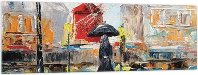 Produktbild von Bilder auf glas - Einteilig - Frau Bild Öl - 160x50cm - Glasbilder - Wandbilder - Bilder - zum Aufhängen bereit - Wanddekoration aus Glas - Glas Bilder - Wandbild auf Glas - GAB160x50-4974