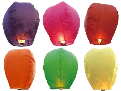 Himmelslaterne für Partys, Hochzeiten, Events, Mini-Ballon, Papier