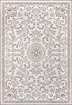 Zdjęcie produktu dla Dywan zewnętrzno wewnętrzny dwustronny na taras, kremowo beżowy 160x230cm
