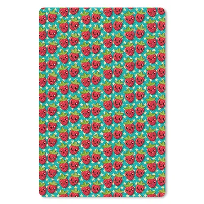 Produktbild von MuchoWow® Mauspad Mousepad Erdbeeren - Kinder - Obst - Vegan - Design 18x27 cm - Mousepads - Maus Mat - Pad - Mausunterlage