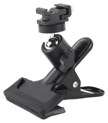 Produktbild von Metall-Fotostudio-Hintergrundklemme, Kugelkopf-Kaltschuhhalterung mit 1/4-Zoll-Gewinde