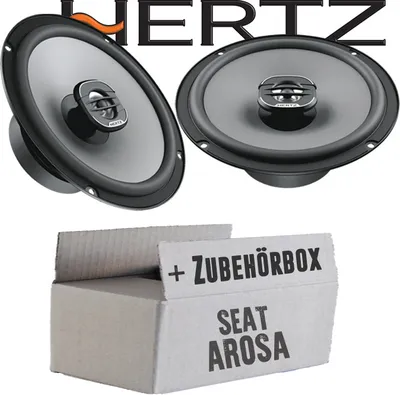Produktbild von Lautsprecher Boxen Hertz X 165 - 16,5cm Koax Auto Einbauzubehör - Einbauset passend für Seat Arosa - justSOUND