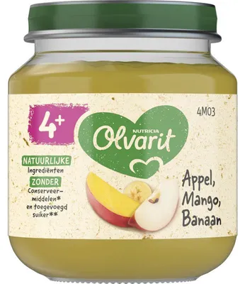 Immagine prodotto di Olvarit mela mango banana baby porridge 125g – porridge fruttato a partire dai 4 mesi