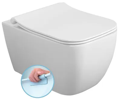 Produktbild von Isvea VEA Hänge-WC, Rimless, 34,5x52cm, weiß