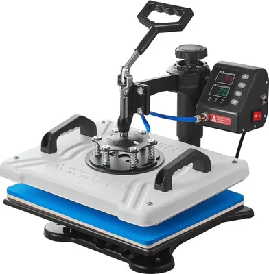 Zdjęcie produktu dla Prasa transferowa termiczna 30x38 cm 1000W obrót 360° do t-shirtów kubków