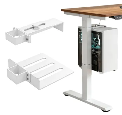 Image de Support pour ordinateur portable à fixer sous le bureau, avec une capacité de charge de 18 kg