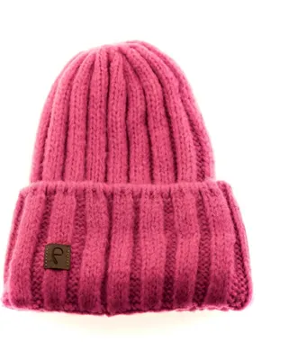 Immagine prodotto di Cappello Faera per stare al caldo in autunno - cappello invernale a maglia per donne e uomini Taglia unica rosa brillante