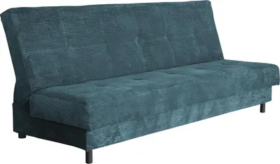 Produktbild von MIRJAN24 Schlafsofa Enduro XIV Cord, Couch mit Schlaffunktion und Bettkasten, 3 Sitzer Aufklappbar Polstersofa (Farbe: Poso 125)