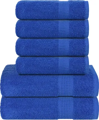 Produktbild von 6-tlg. Handtuch-Set FROGN Blau 360 g/m²