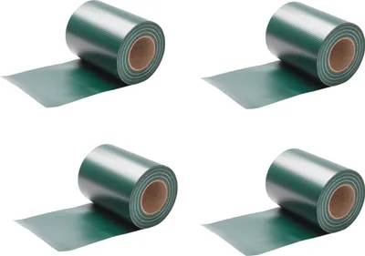 Obrázok produktu pre Clanmacy súkromie obrazovky pásy PVC súkromie obrazovky pásy windbreak pásy dvojité tyče rohože 35mx4 zelená