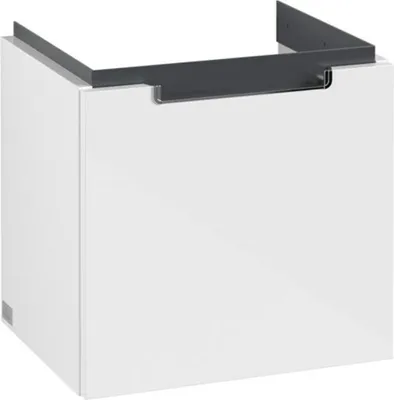 Produktbild von V&B Waschtischunterschrank Subway 2.0 44x42x35,2cm, Griff chrom, glossy white