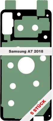 Produktbild von 5x Samsung Galaxy A7 2018 A750F Akkudeckel Kleber Dichtung Backcover Adhesive Rahmen Batterie Glue