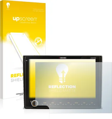 Produktbild von upscreen Schutzfolie für Fiat Ducato III 2006 - 2011 Zenec Z-E3766 9" Displayschutz Displayschutzfolie Folie Matt Entspiegelungsfolie