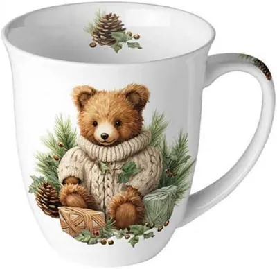 Produktbild von Tasse mit Teddybär, ca. 400 ml