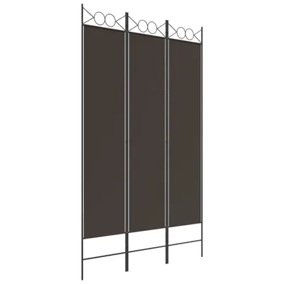 Immagine prodotto di 3 pz. Tessuto Paravent Brown 120x200 cm