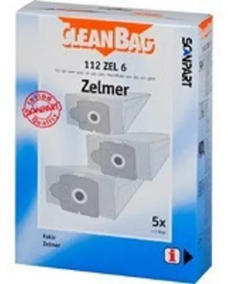 Produktbild von CleanBag Staubsaugerbeutel 112ZEL6 für Zelmer kompatibel Swirl Z113