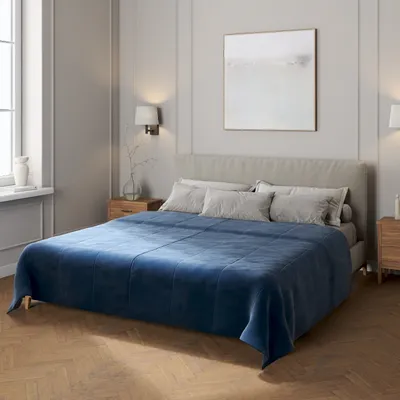 Produktbild von Velvet-Tagesdecke mit Streifen-Steppung