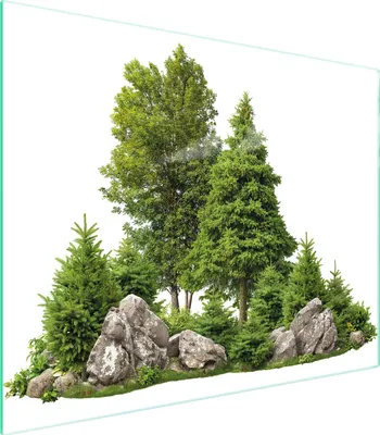 Produktbild von Schneidebrett aus Glas 52x40 cm Baumoptik, temperaturbeständig und klingenschonend