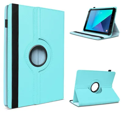 Produktbild von Schutzhülle für Samsung Galaxy Tab S3 S2 9.7 Tablet Hülle Tasche Case DrehbarFarbe 360 Uni:Türkis