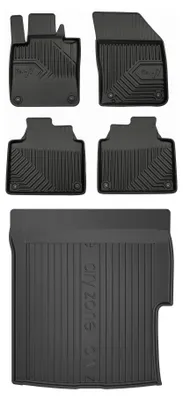 Imagen del producto de Alfombrillas de goma + bandeja de maletero para Volvo S90 desde 2016 (sedán) – juego de 5 piezas, , a medida – Wielganizator
