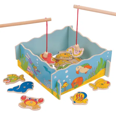 Zdjęcie produktu dla Bigjigs Toys Magnetyczna rybka łapiąca morze