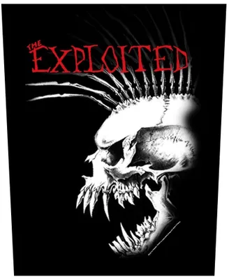 Produktbild von Exploited - New Skull, Ruckenaufnäher