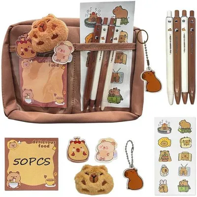 Image de Joli ensemble de papeterie pour l'école et le bureau