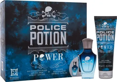 Image de Police Potion Power For Him Eau de Parfum, 30 ml + Gel douche, 100 ml