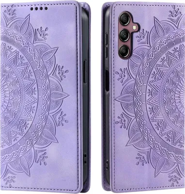 Immagine prodotto di Custodia per Samsung Galaxy S24 custodia per telefono cellulare flip case cover bag case mandala