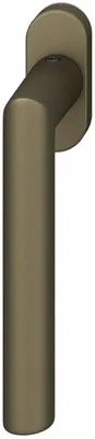 Produktbild von FSB Fenstergriff 34 1076 ovale Rosette 27 x 62, Aluminium mittelbronzefarbig