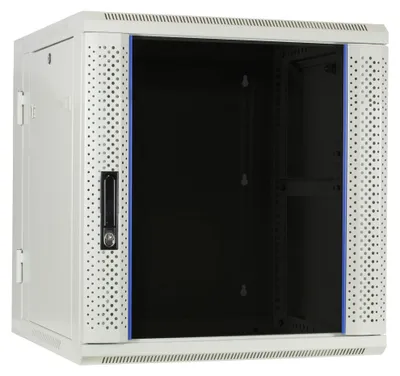 Obrázok produktu pre DS-IT Serverschrank wendbares Wandgehäuse mit Glastuer Weiß BxTxH 600 x - Wandgehäuse