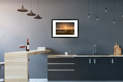 Produktbild von MuchoWow® MuchoWow® Gerahmtes Poster Strand - Farben - Europa 60x40 cm - Poster mit zchwarzem Bilderrahmen - Schlafzimmer - Plakat in Rahmen - Drucken
