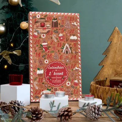 Produktbild von Adventskalender mit Lebkuchenduftkerzen