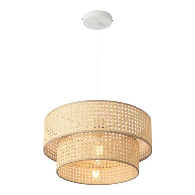 Zdjęcie produktu dla Lampa wisząca „Ascot” – 40 cm, imitacja rattanu