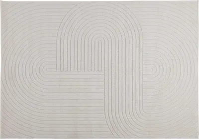 Image de vidaXL Tapis PALMERAS Crème 280 x 200 cm Polyester