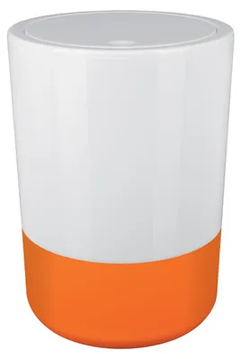 Produktbild von Spirella 7610583175885, 5 l, Rund, Polypropylen (PP), Orange, Weiß, 19 cm, 260 mm