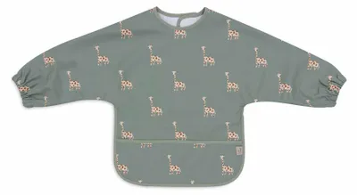 Obrázok produktu pre Jollein 029-869-67090, Podbradníková zástera, Zelená, Unisex, Vzor, Zvierací vzor, žirafa