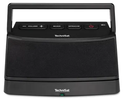 Imagen del producto de TechniSat ISIBOX 1, 4 W, altavoz portátil con conexión por cable y Bluetooth, estéreo, color , para televisión, con batería integrada
