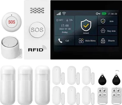Obrázek produktu pro Zabezpečovací systém, ovládání aplikací, komunikace GSM, D, EU plug-e