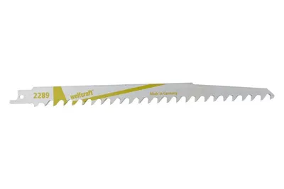Image de wolfcraft 2 lames de scie sabre HCS L=220mm - 2289000