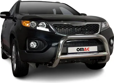 Immagine prodotto di Protezione paraurti anteriore per Kia Sorento 2010-2012 acciaio ABE argento