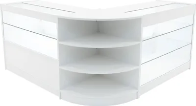 Immagine prodotto di Set di banchi espositivi LED Calliope: modello LM60 + K1200 + C1200 - Bianco
