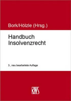 Produktbild von Handbuch Insolvenzrecht