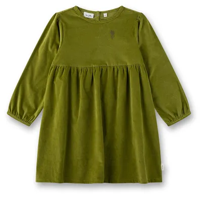 Produktbild von Sanetta Pure Mädchen-Kleid aus Samt grün Blume 80