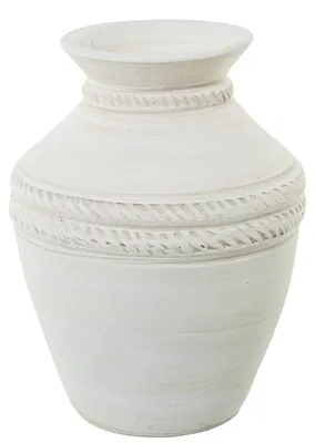 Obrázok produktu pre Keramická váza – biela – 26 x 26 x 35 cm