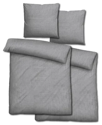 Immagine prodotto di Set doppio di biancheria da letto in mussola Sleezzz® grigio 155 x 220 cm + 80 x 80 cm