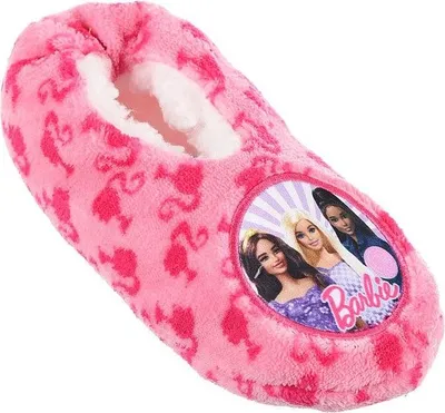Produktbild von Barbie Winterhausschuhe Kinder 23-26 Pantoffeln warm