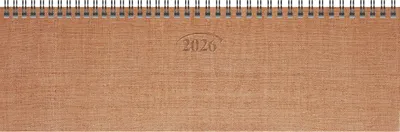Obrázok produktu pre BRUNNEN 1077101936 Querterminbuch 33x10cm kupfer1S/1W
